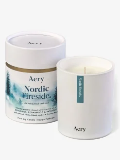 Best AERYLT01 Aery Winter Candle - Nordic Fireside