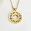 Clearance 45870 Augusta Jewellery Gold Plated Necklace - Mandala