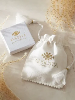 45870 Augusta Jewellery Gold Plated Necklace - Hand of Venus Amulet
