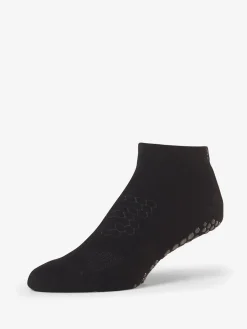 New YOGAMA02 Base 33 Low Rise Grip Socks - Black