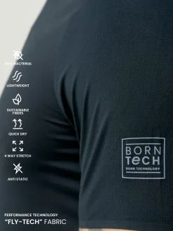 Clearance AGENCY01 Born Living Yoga Chad T-Shirt - Black