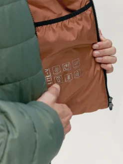 Discount AGENCY01 Born Living Yoga Thames Jacket - Hunter/Gingerbread