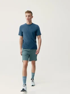 Outlet AGENCY01 Born Living Yoga Volta T-Shirt -Denim