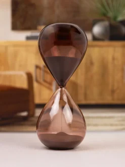 DESIGN01 Designworks Ink 15 Minute Hourglass - Smoky Quartz
