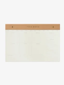 New DESIGN01 Designworks Ink Weekly Agenda Pad - Camel
