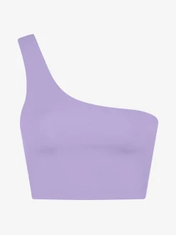 Clearance EASEDK01 Girlfriend Collective Bianca One Shoulder Bra - Cosmos
