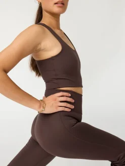 Hot EASEDK01 Girlfriend Collective Compressive Flare Legging - Driftwood