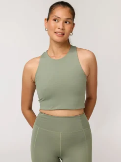 Hot EASEDK01 Girlfriend Collective Dylan Bra - Leaf