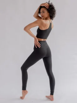 Clearance EASEDK01 Girlfriend Collective Float High Rise Leggings - Black