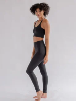 Clearance EASEDK01 Girlfriend Collective Float High Rise Leggings - Black
