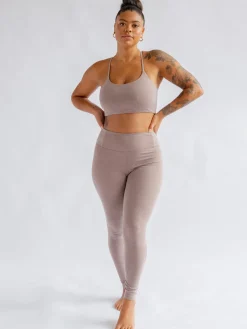 Online EASEDK01 Girlfriend Collective Float High Rise Leggings - Heather Cocoon