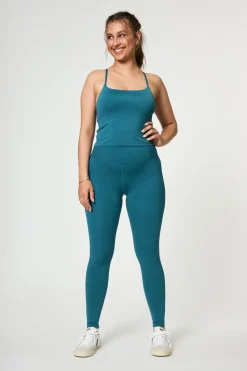 Sale EASEDK01 Girlfriend Collective Float High Rise Leggings - Dark Ixia