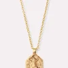 GODDES01 Goddess Charms God of Success Pendant Necklace - Gold