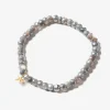 Online GODDES01 Goddess Charms Moon Stone Bracelet - Smoke