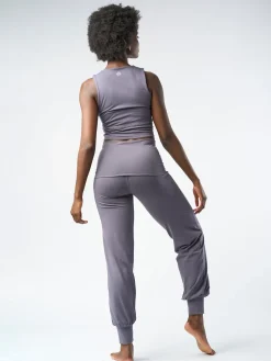 New FINEKN03 Gossypium Aspire Harem Pants - Ash Grey