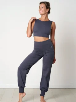 New FINEKN03 Gossypium Aspire Harem Pants - Ash Grey