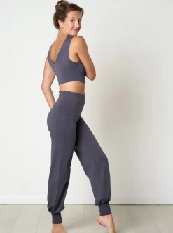 New FINEKN03 Gossypium Aspire Harem Pants - Ash Grey