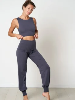 New FINEKN03 Gossypium Aspire Harem Pants - Ash Grey