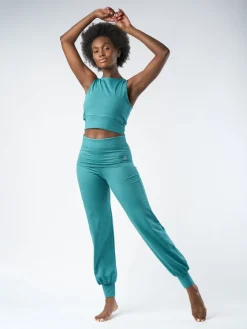Clearance FINEKN03 Gossypium Aspire Harem Pants - Jade