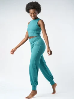 Clearance FINEKN03 Gossypium Aspire Harem Pants - Jade
