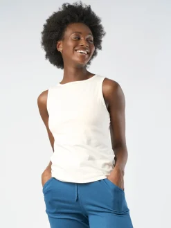 Outlet FINEKN03 Gossypium Freedom Yoga Vest - Natural