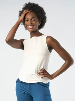 Outlet FINEKN03 Gossypium Freedom Yoga Vest - Natural