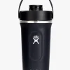 Online HYDROF01 Hydro Flask 710ml (24oz) Insulated Shaker Bottle - Black