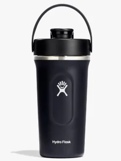Online HYDROF01 Hydro Flask 710ml (24oz) Insulated Shaker Bottle - Black