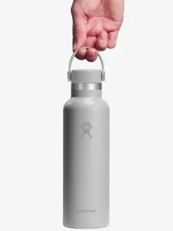 New HYDROF01 Hydro Flask 621ml (21oz) Standard Mouth Bottle with Flex Cap - Birch