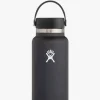 Hot HYDROF01 Hydro Flask 946ml (32oz) Wide Mouth with Flex Cap - Black