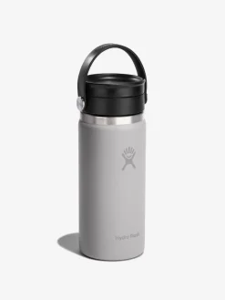Best HYDROF01 Hydro Flask 473ml (16oz) Wide Mouth Bottle with Flex Sip Lid - Birch