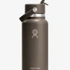 Best HYDROF01 Hydro Flask 946ml (32oz) Wide Mouth Bottle with Flex Straw Cap - Sandpiper
