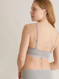 Online KOMOD01 Komodo Anastasia Organic Cotton Bra - Marl Grey
