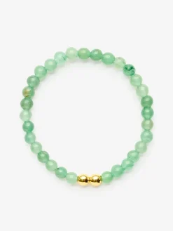 YANTRA01 Mala Bead Bracelet - Green Aventurine