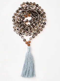 Outlet YANTRA01 Mala Bead Necklace - Smoky Quartz