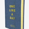 Best ABRAMC01 One Line a Day Journal - Denim
