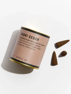 Hot CANDLE01 P.F. Candle Co. Alchemy Incense Cones - Enoki Cedar