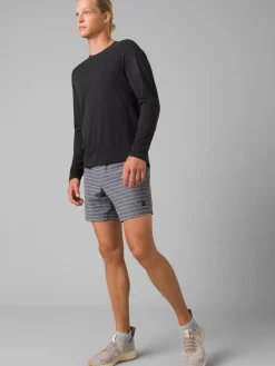 Online ALPINE01 prAna Mission Trails L/S Tee - Black Heather