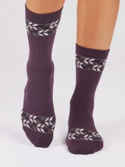 New YOGAMA02 Tavi Noir Jess Grip Socks - Fig