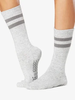 YOGAMA02 Tavi Noir Kai Grip Socks - Heather/Light Grey