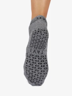 Clearance YOGAMA02 Tavi Noir Savvy Breeze Grip Socks - Midnight Heather