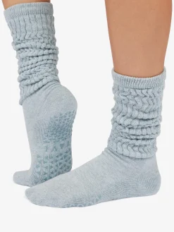 Clearance YOGAMA02 Tavi Noir Stacy Grip Socks - Mirage Heather