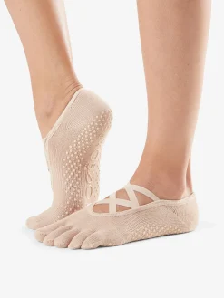 Online YOGAMA02 Toesox Full Toe Elle Grip Socks - Ballet Nude