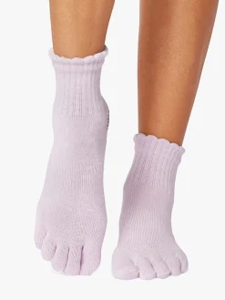 Outlet YOGAMA02 ToeSox Full Toe Melody Grip Socks - Scallop Soft Lavender