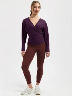 Discount URBANG01 Urban Goddess Ala Long Sleeve Yoga Top - Bloom