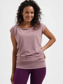 Hot URBANG01 Urban Goddess Asana Yoga Tee - Fireclay