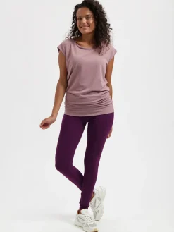 Hot URBANG01 Urban Goddess Asana Yoga Tee - Fireclay