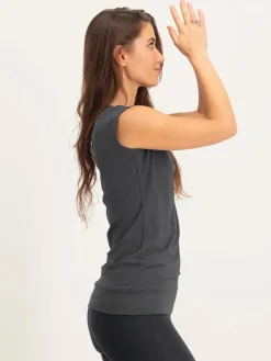 Hot URBANG01 Urban Goddess Asana Yoga Tee - Ash