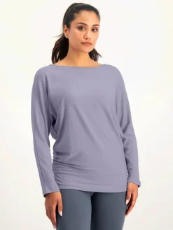 Clearance URBANG01 Urban Goddess Budhi Long Sleeve Yoga Top - Lilac