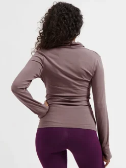 Best URBANG01 Urban Goddess Ishtar Long Sleeve Yoga Top - Fireclay
